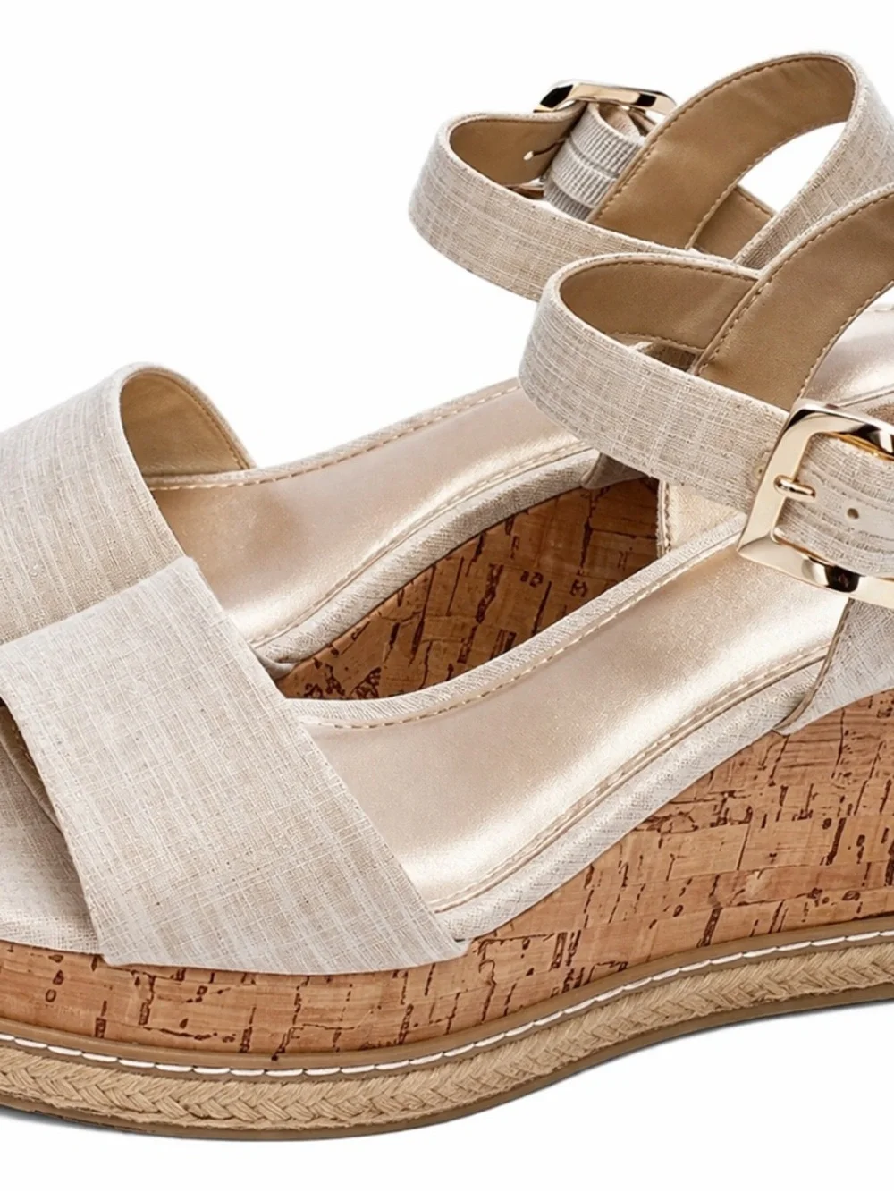 XAPPEAL Carmen Wedges in Natural!